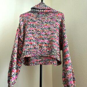 Wild Fable Chunky Knit Multicolor Sweater, Size M